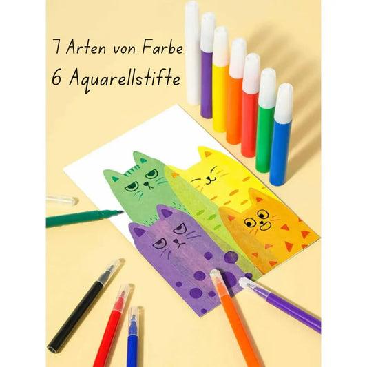 Children's Art Set | Mess-Free | Safe and Easy to Use | Plastic