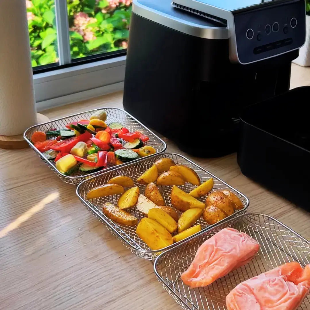 Air Fryer Basket | Multi-purpose | Pure Flavour | Stainless Steel