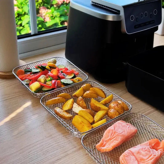 Air Fryer Basket | Multi-purpose | Pure Flavour | Stainless Steel