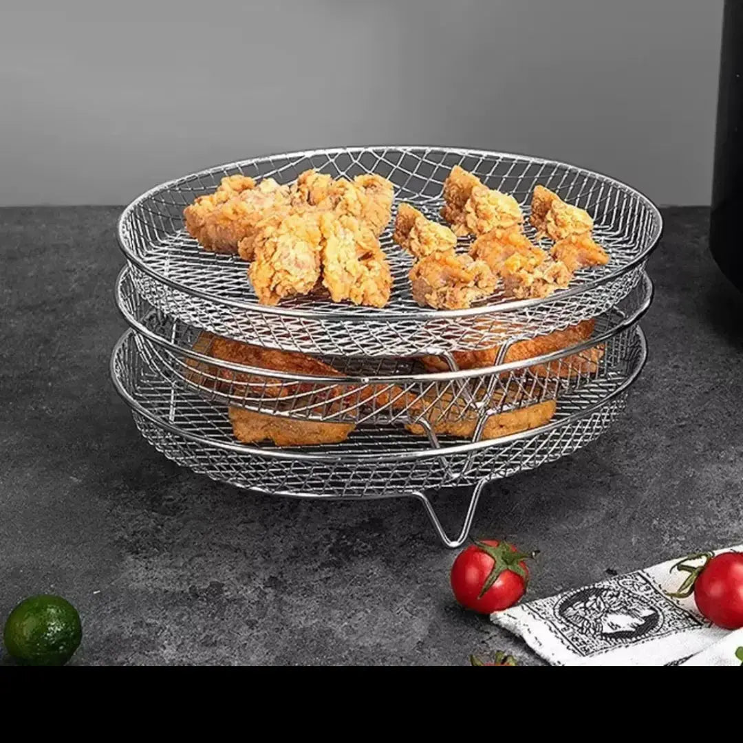 Air Fryer Basket | Multi-purpose | Pure Flavour | Stainless Steel