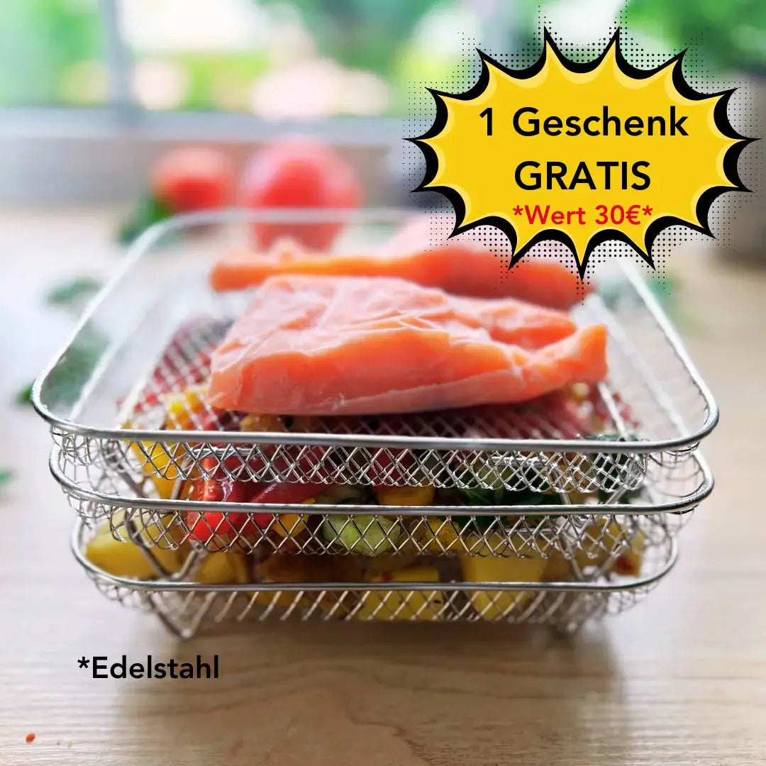 Air Fryer Basket | Multi-purpose | Pure Flavour | Stainless Steel
