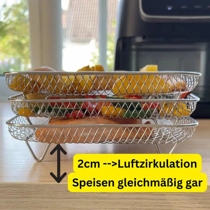 Air Fryer Basket | Multi-purpose | Pure Flavour | Stainless Steel