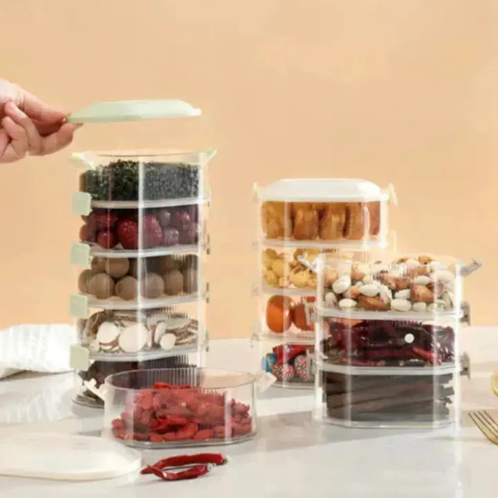 Spice Storage Box | Airtight | Space Saving | Plastic