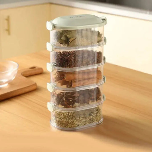 Spice Storage Box | Airtight | Space Saving | Plastic