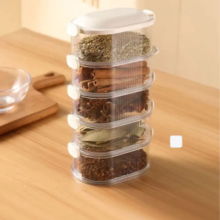 Spice Storage Box | Airtight | Space Saving | Plastic