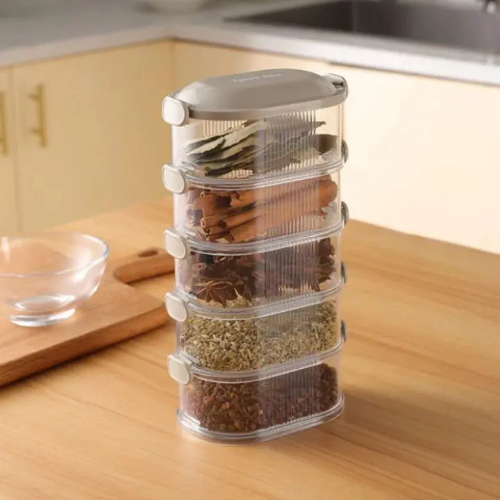 Spice Storage Box | Airtight | Space Saving | Plastic