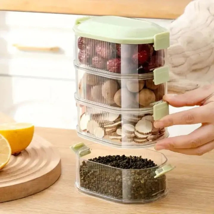 Spice Storage Box | Airtight | Space Saving | Plastic