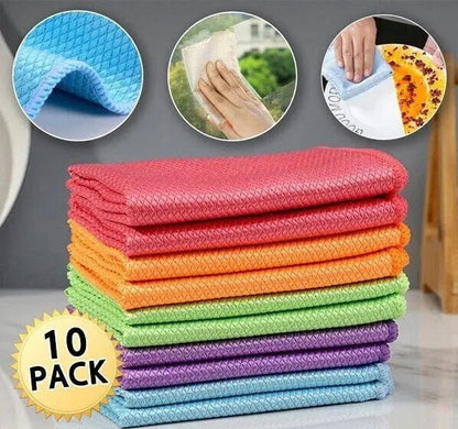 Cleaning Cloths | Streak-free | Highly Absorbent | Polyester