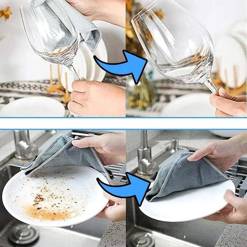 Cleaning Cloths | Streak-free | Highly Absorbent | Polyester