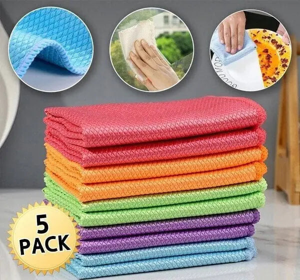 Cleaning Cloths | Streak-free | Highly Absorbent | Polyester