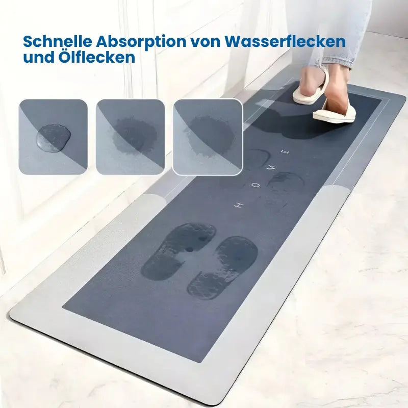 Floor Mat | Absorbent | Non-slip Safety | Rubber