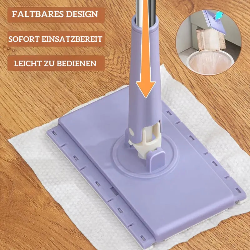 Mini Mop | Hands-free Use | 360° Rotation | Plastic