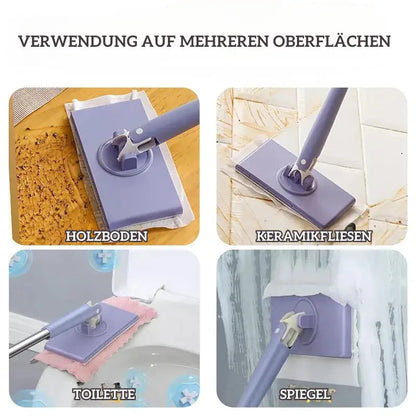 Mini Mop | Hands-free Use | 360° Rotation | Plastic