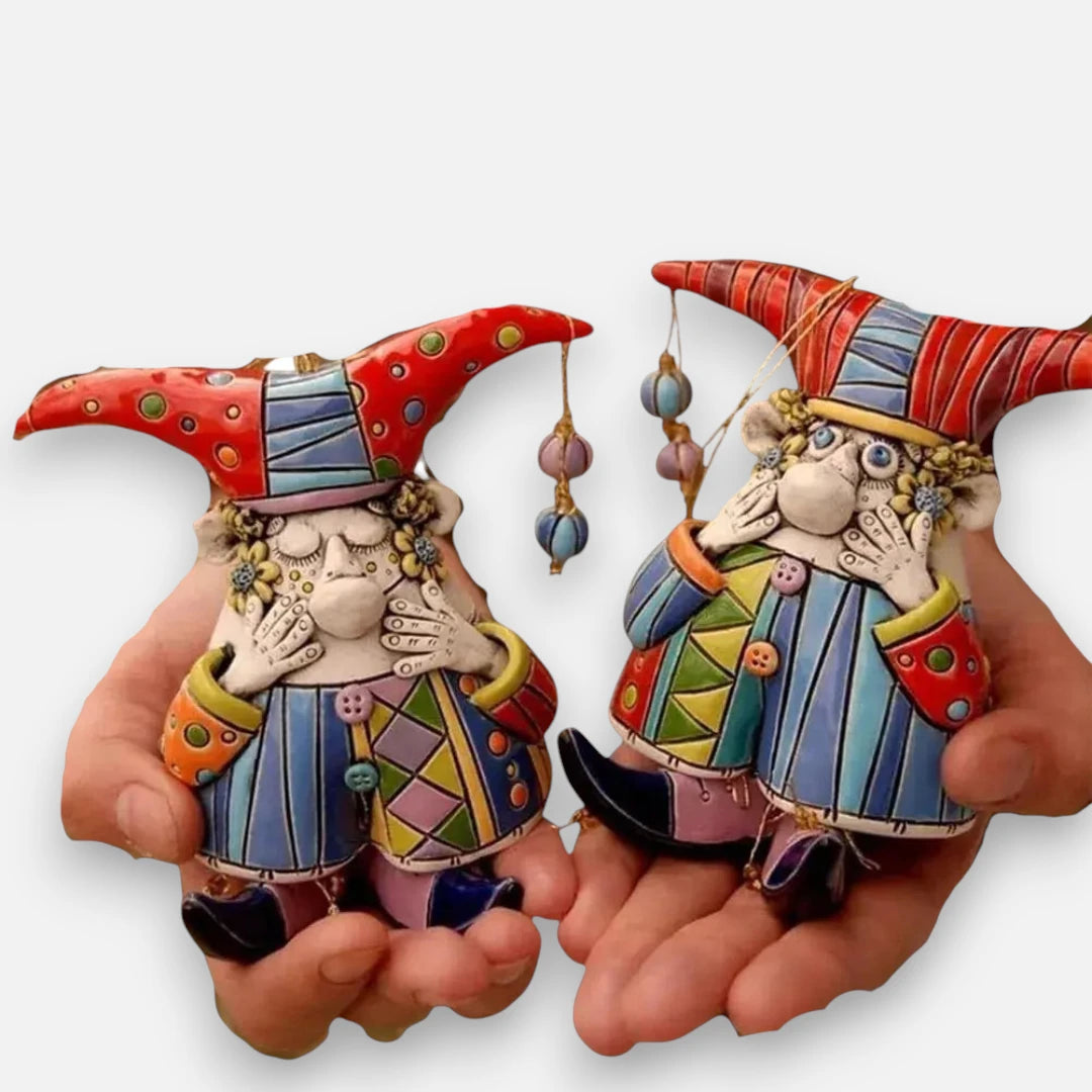 Wind Chime | Handcrafted | Deep Resonant Sound | Clay