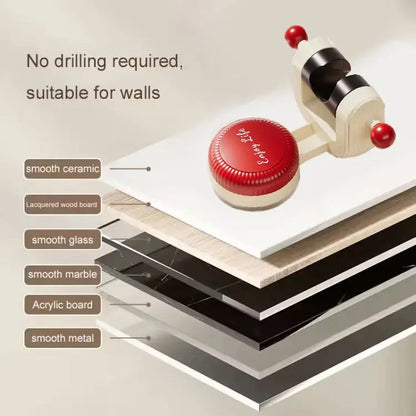 Adjustable Showerhead Holder | Strong Suction | Custom Height | Plastic