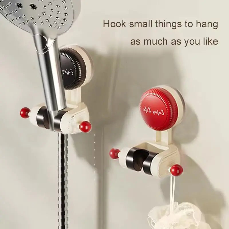 Adjustable Showerhead Holder | Strong Suction | Custom Height | Plastic