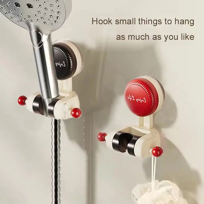 Adjustable Showerhead Holder | Strong Suction | Custom Height | Plastic