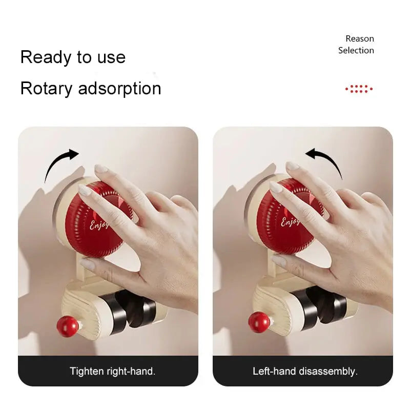 Adjustable Showerhead Holder | Strong Suction | Custom Height | Plastic