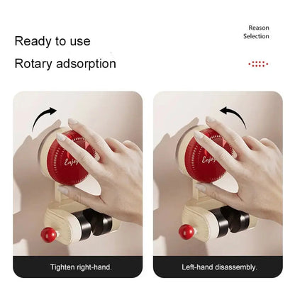 Adjustable Showerhead Holder | Strong Suction | Custom Height | Plastic