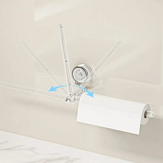 Suction Towel Holder | 180° Rotatable | Drill-Free Setup | Plastic