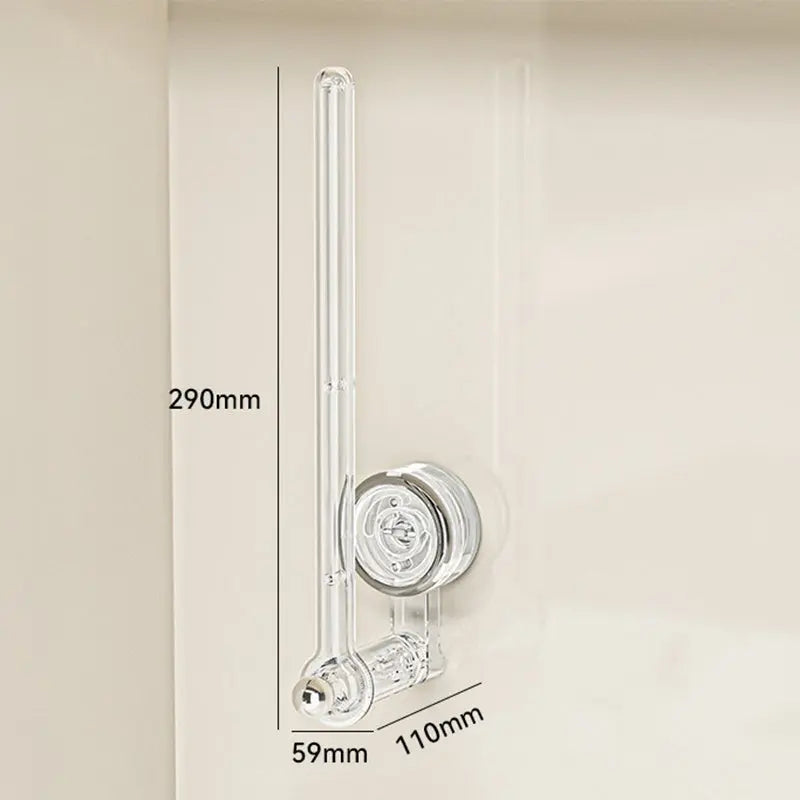 Suction Towel Holder | 180° Rotatable | Drill-Free Setup | Plastic