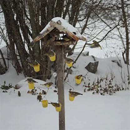 Bird Feeder | Rotatable Design | Easy Installation | Metal