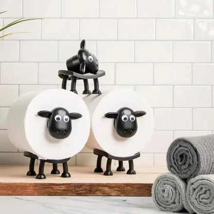 Toilet Paper Holder | Sheep Design | Tool-Free Assembly | PLA Material