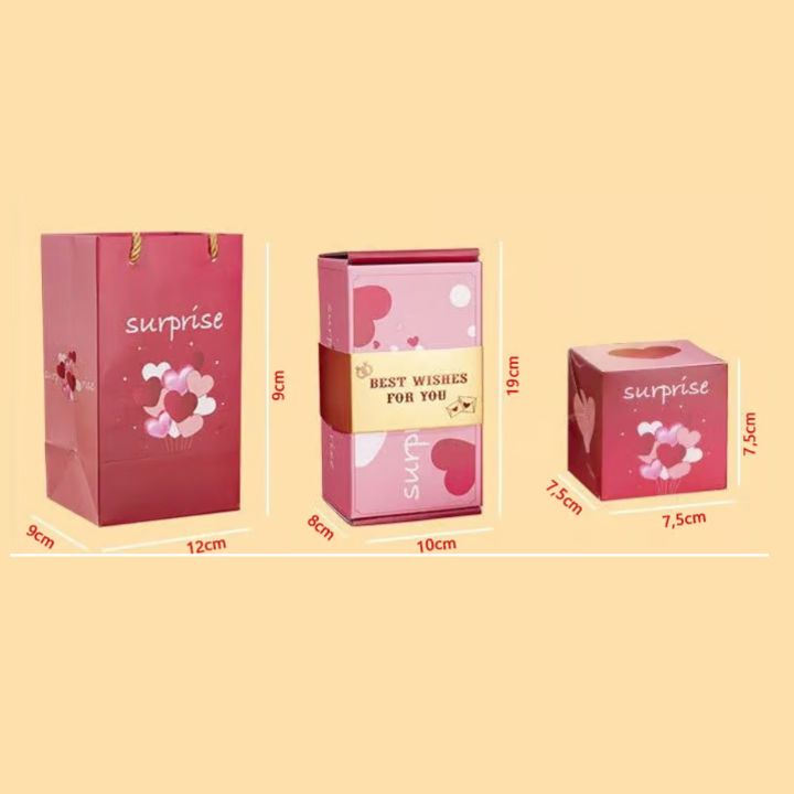 Pop-up Gift Box | Surprise Compartments | Memorable Unboxing | Cardboard