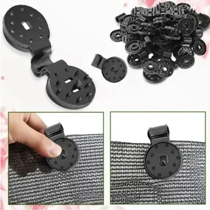 Shade Net Clips | Weather-resistant | Easy Attachment | Polyethylene
