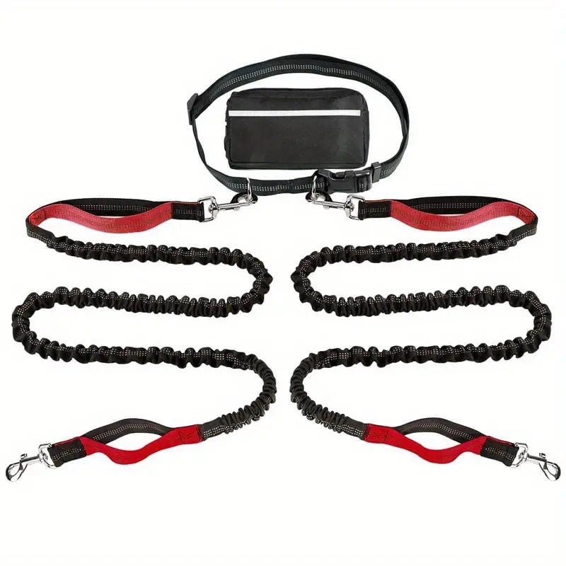 Hands-Free Dog Leash | Shock-Absorbing | Easy Control | Nylon