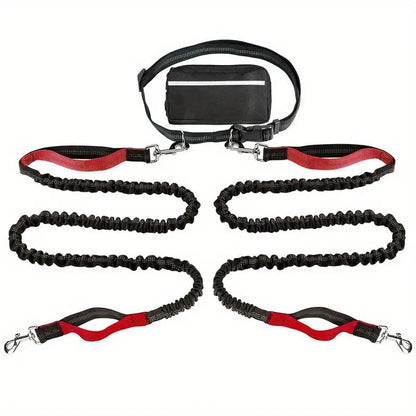 Hands-Free Dog Leash | Shock-Absorbing | Easy Control | Nylon