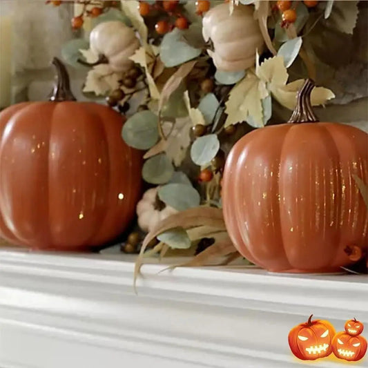 Glowing Pumpkin | Star Pattern | Auto Timer Function | Plastic