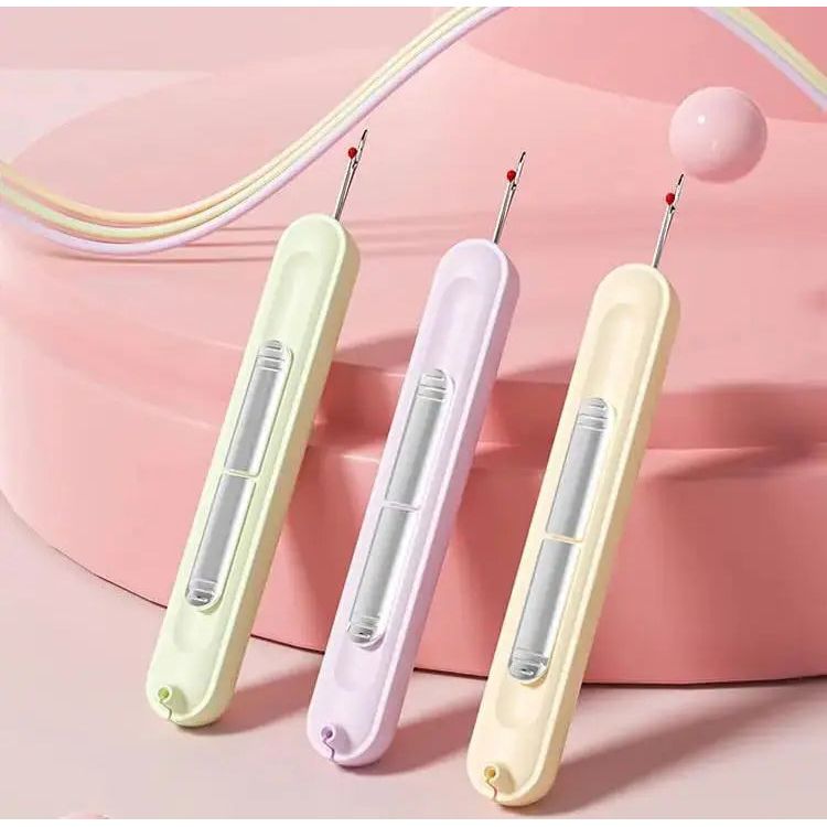 Needle Threader | Quick Threading | Precise Stitch Removal | Plastic