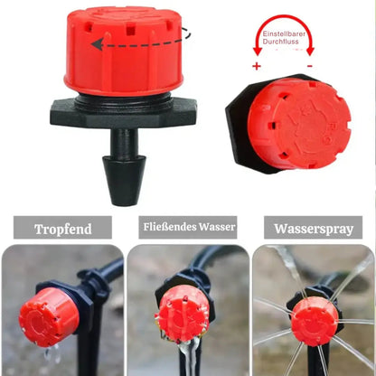 Drip Emitter | Adjustable Flow | Water Saving | Plastic