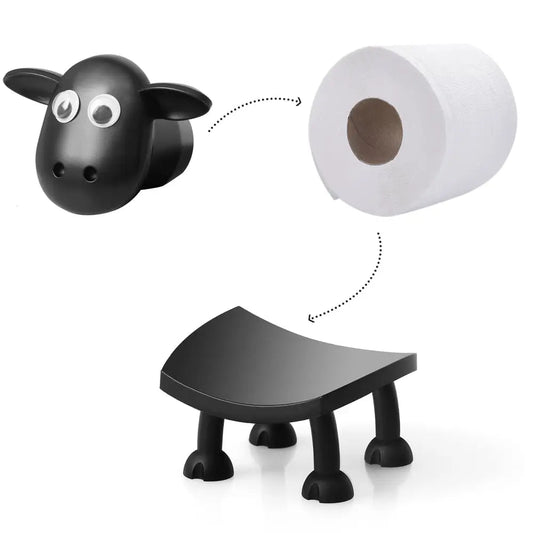Toilet Paper Holder | Space-saving | Unique Design | PLA