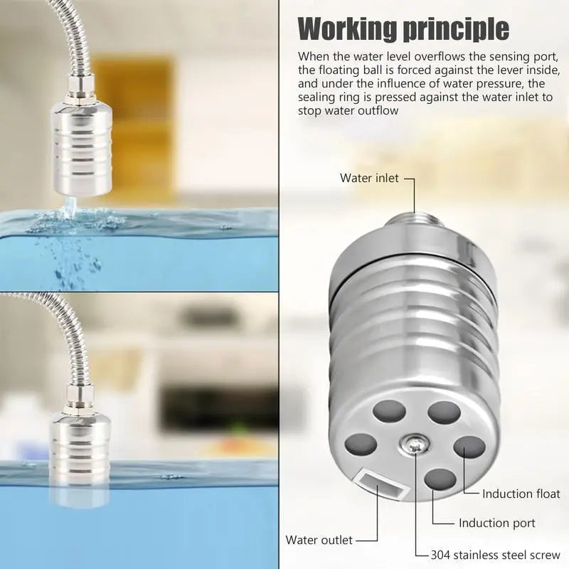 Mini Float Valve | Rust-resistant | Overflow Prevention | Stainless Steel