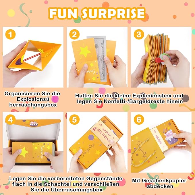 Pop-up Gift Box | Surprise Compartments | Memorable Unboxing | Cardboard