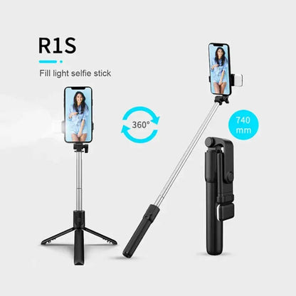 Selfie Stand | Bluetooth Remote | Hands-Free Photos | Stainless Steel