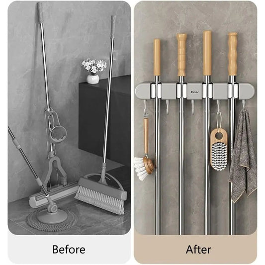 Wall Mount | Space-saving | Secure Grip | Steel