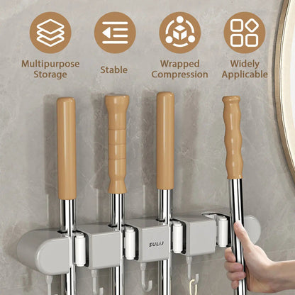 Wall Mount | Space-saving | Secure Grip | Steel