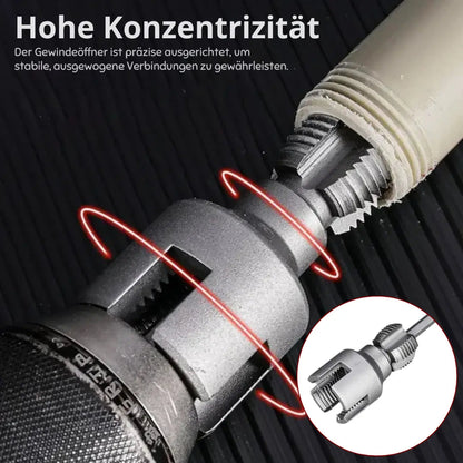 Thread Cutting Set | DN15 & DN20 | Precise Threading | Steel Alloy (Set (1/2" + 3/4")