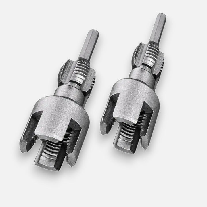 Thread Cutting Set | DN15 & DN20 | Precise Threading | Steel Alloy (Set (1/2" + 3/4")