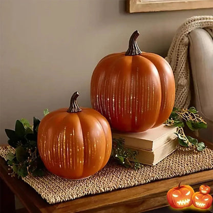 Glowing Pumpkin | Star Pattern | Auto Timer Function | Plastic