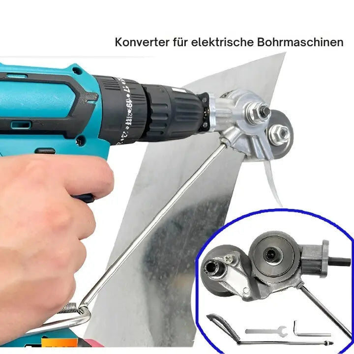 Drill Attachment | Quick Setup | Clean Precise Cuts | Chrome Steel
