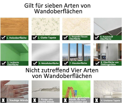 Mirror Panel | Self-adhesive | Clear Reflection | Plastic