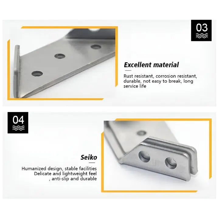 Corner Brackets | Anti-Wobble | Easy Installation | Stainless Steel
