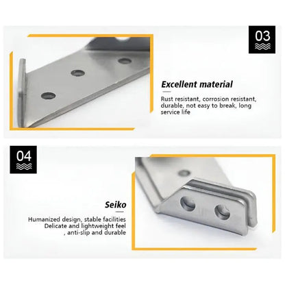 Corner Brackets | Anti-Wobble | Easy Installation | Stainless Steel