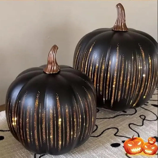 Glowing Pumpkin | Star Pattern | Auto Timer Function | Plastic