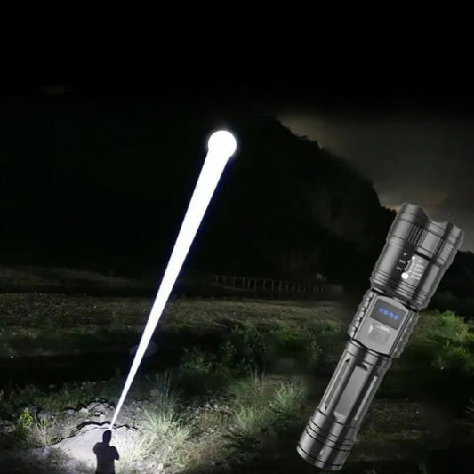 Flashlight | Extreme Brightness | Adjustable Zoom | Metal