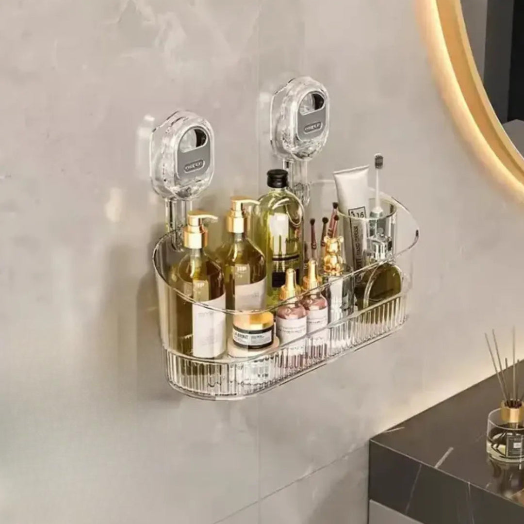 Shower Organizer | Quick Installation | Efficient Water Drainage | Plastic